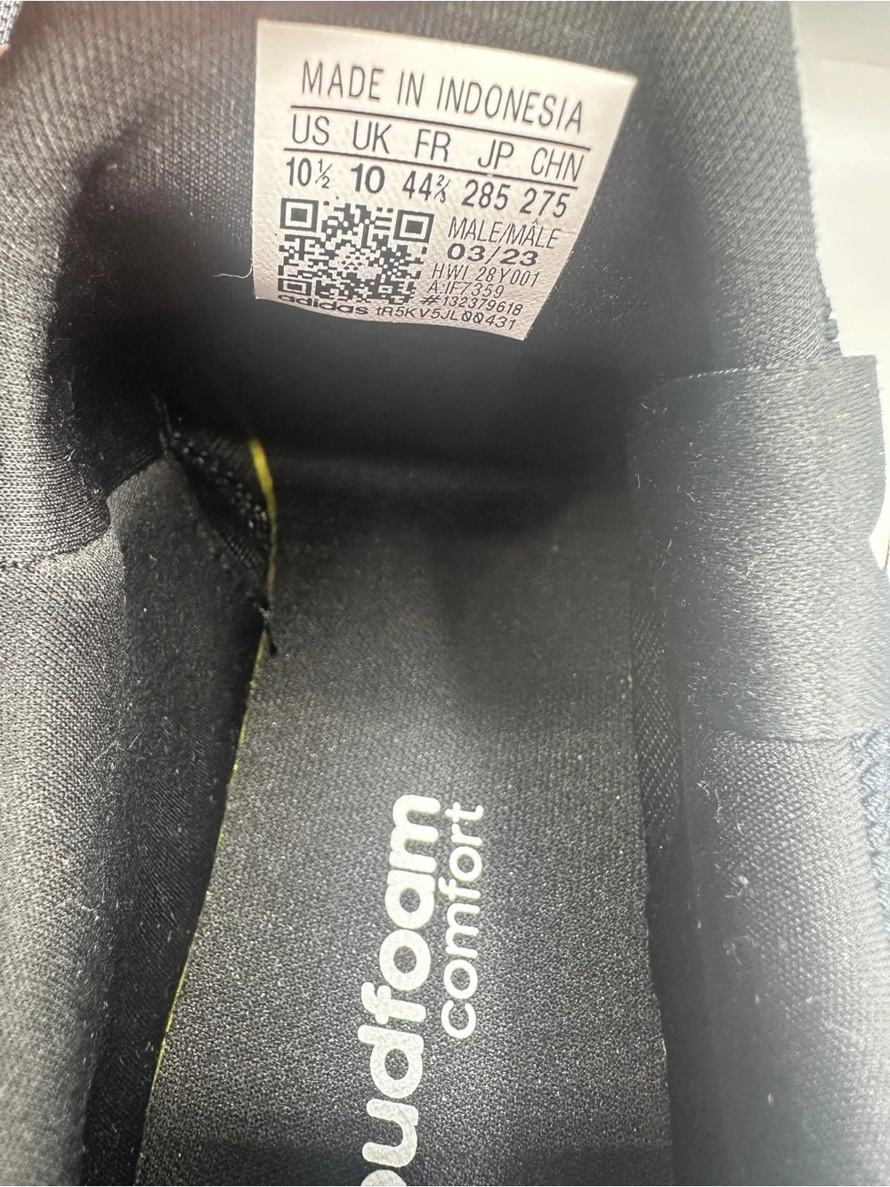 adidas size 10